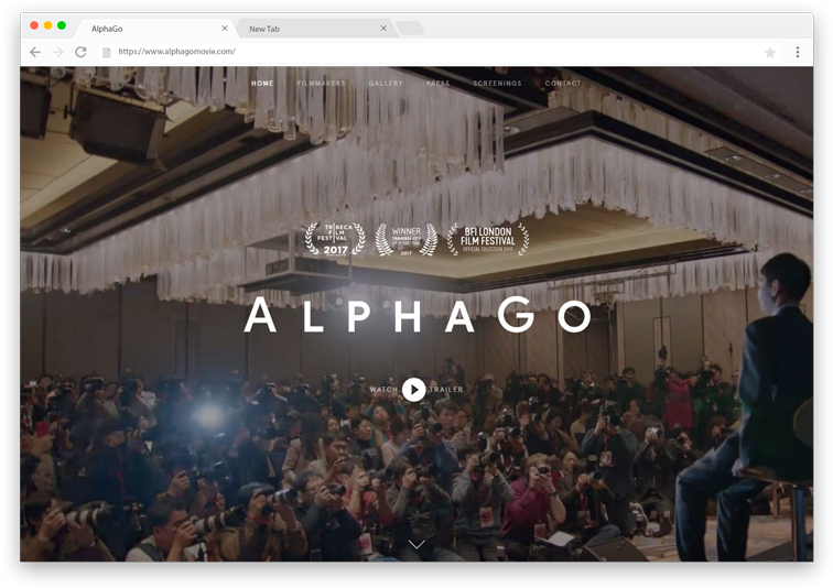 AlphaGo home page